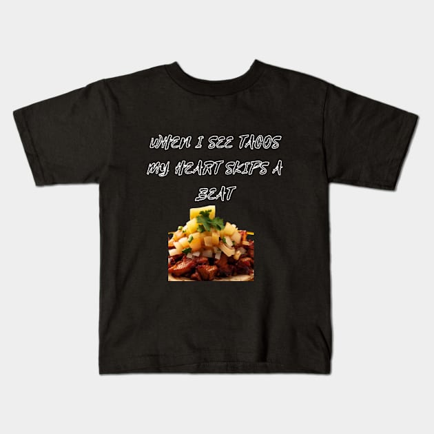 Tacos are life, tacos are love. Kids T-Shirt by Bruja Maldita